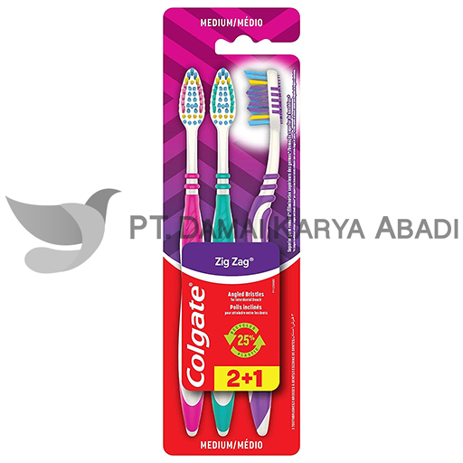 COLGATE ZIG ZAG MEDIUM 3S